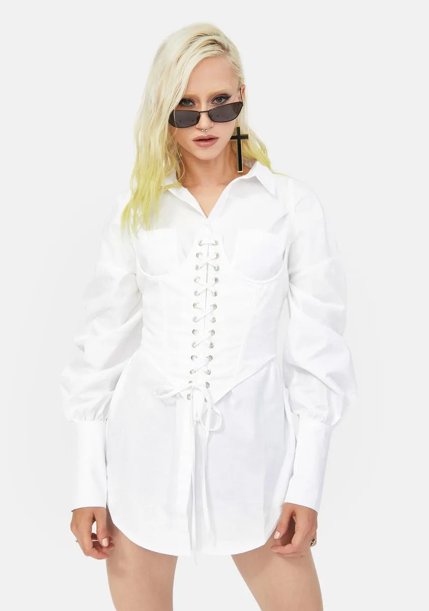 The Rival Corset sold by Dolls Kill