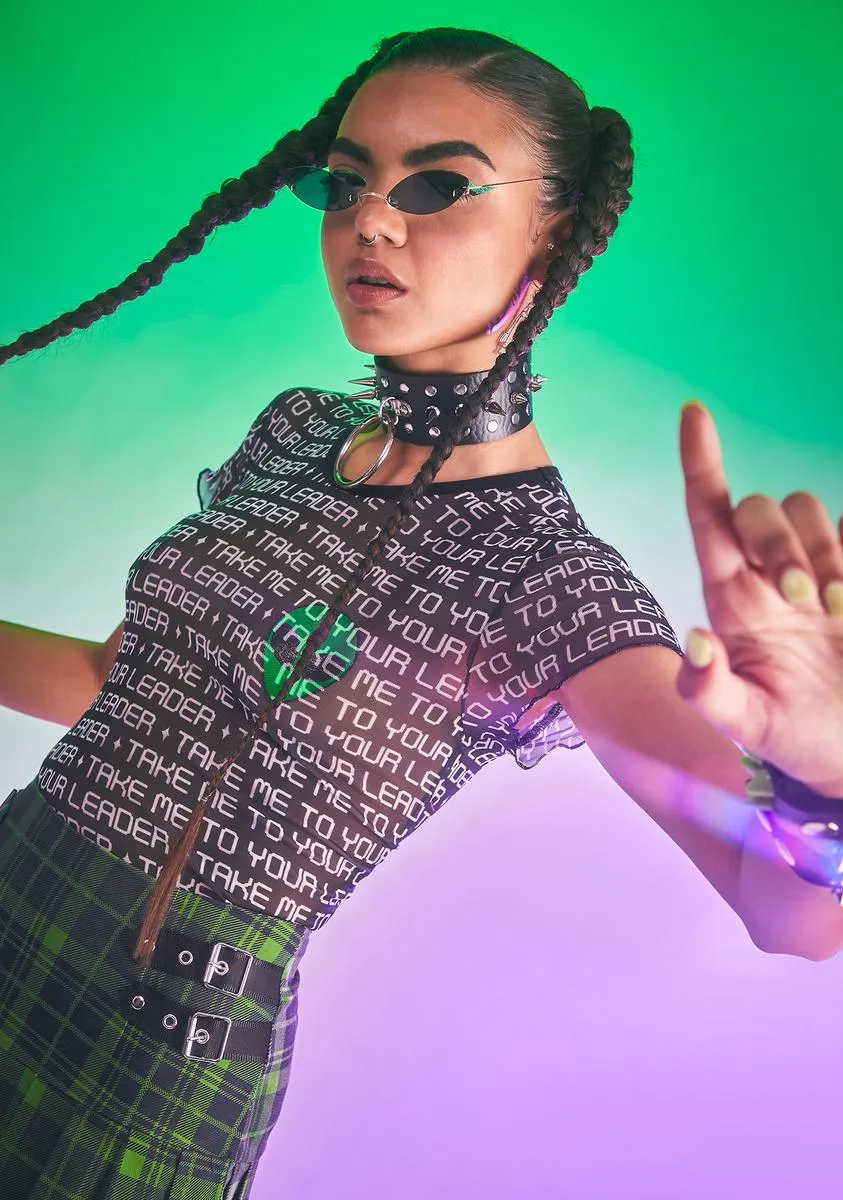 Uncharted Territory Mesh Top sold by Dolls Kill product image thumbnail 2