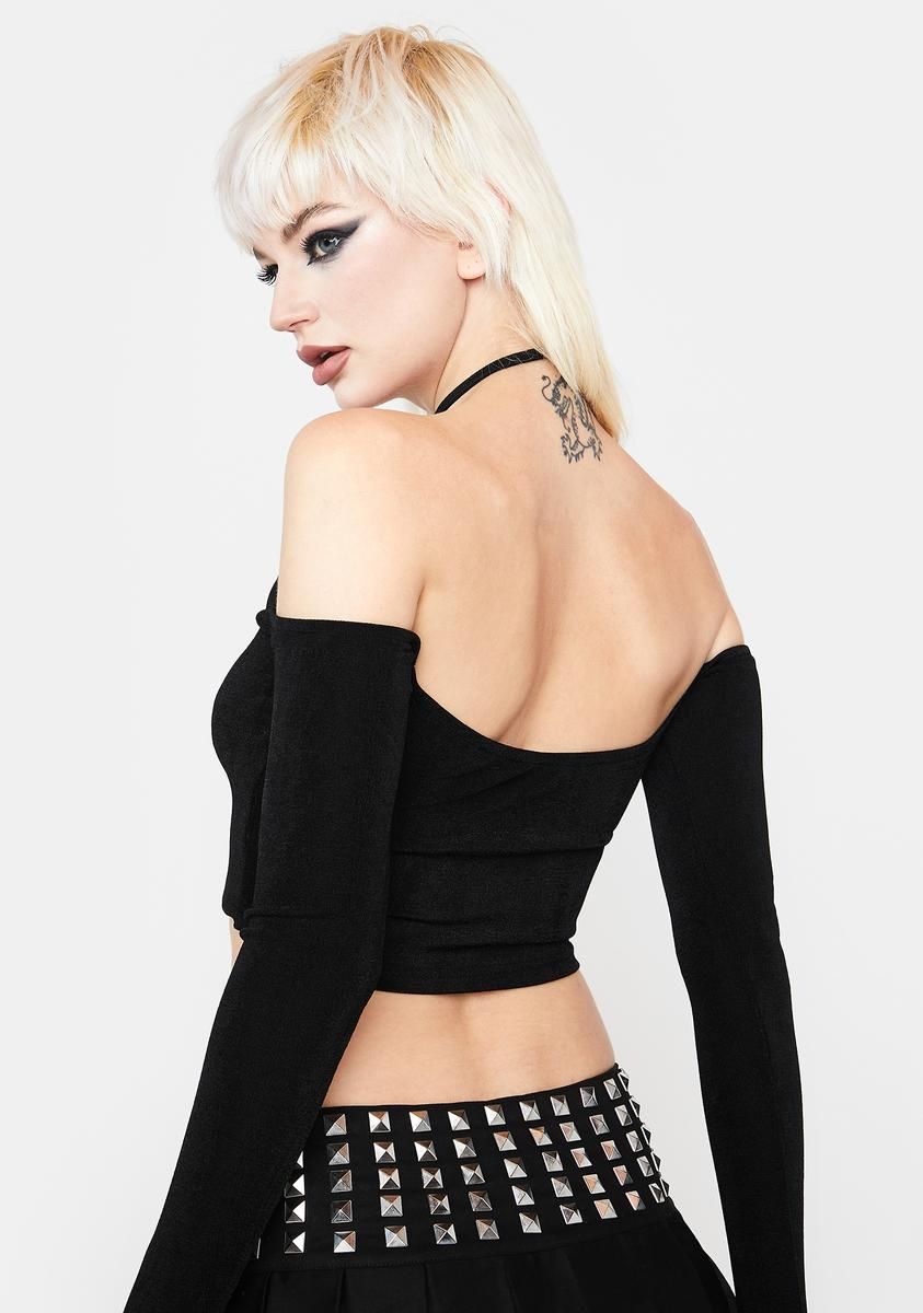 Kiss Me Back Crop Top sold by Dolls Kill product image thumbnail 4