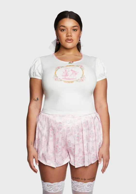 Plus Seductive Wager Baby Tee sold by Dolls Kill