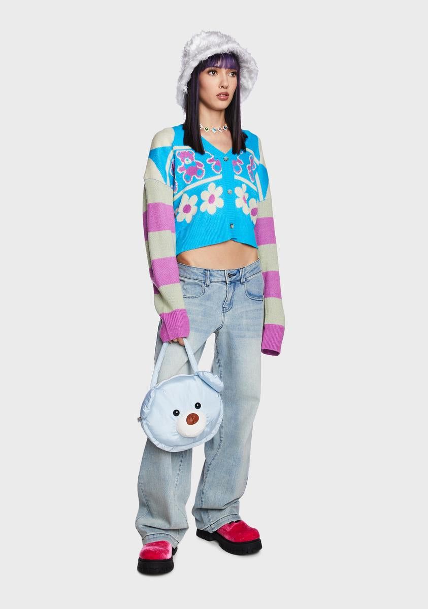 Teddy Bear Picnic Striped Cardigan sold by Dolls Kill product image thumbnail 5