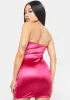 Kiss Heaven Tonight Satin Mini Dress sold by Dolls Kill