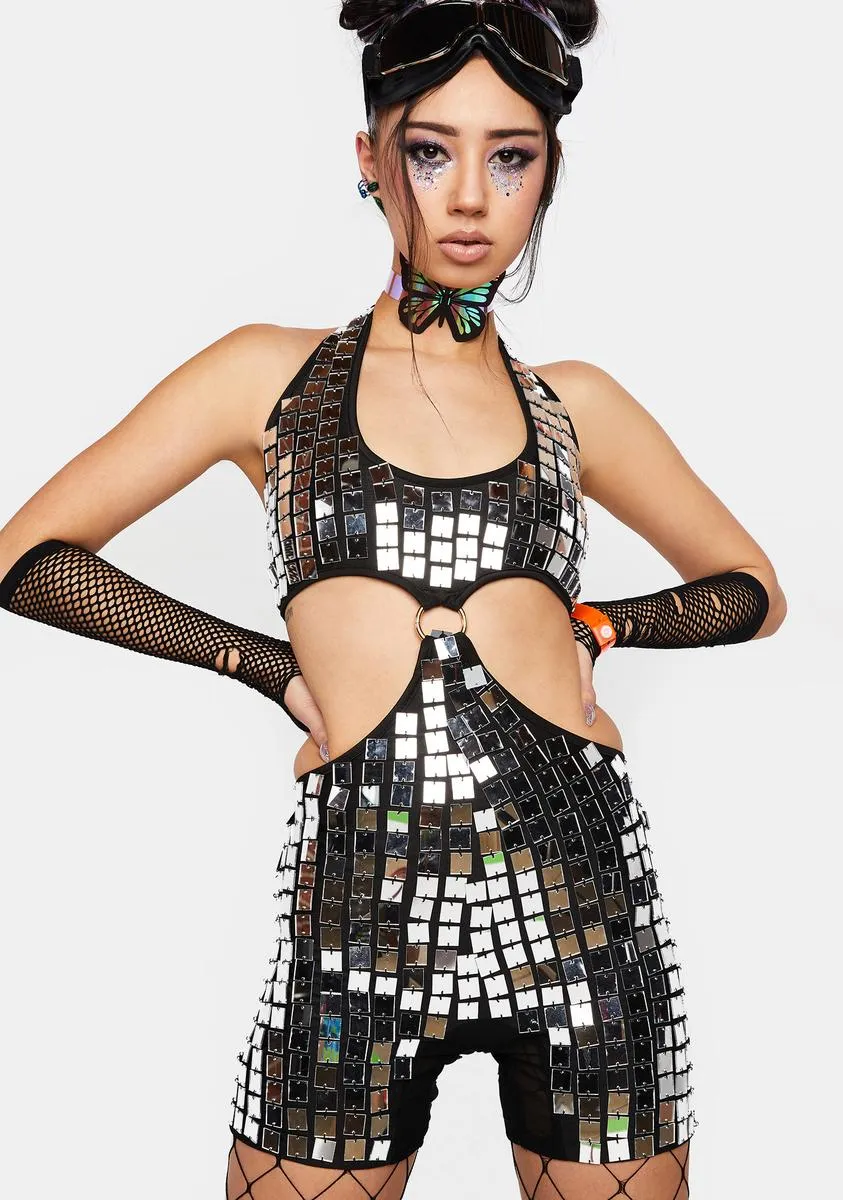 Molly Mirror Unitard sold by Dolls Kill