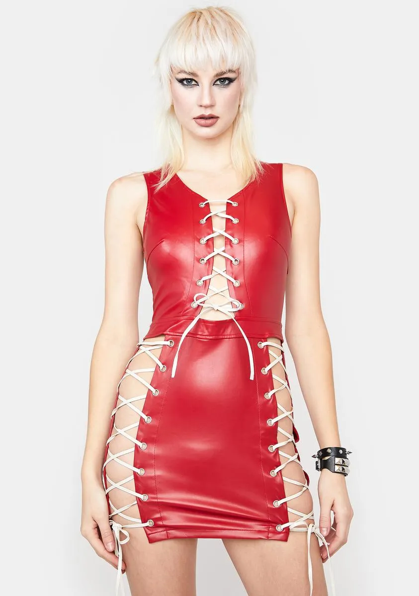 Hot Caught You Staring Mini Dress sold by Dolls Kill