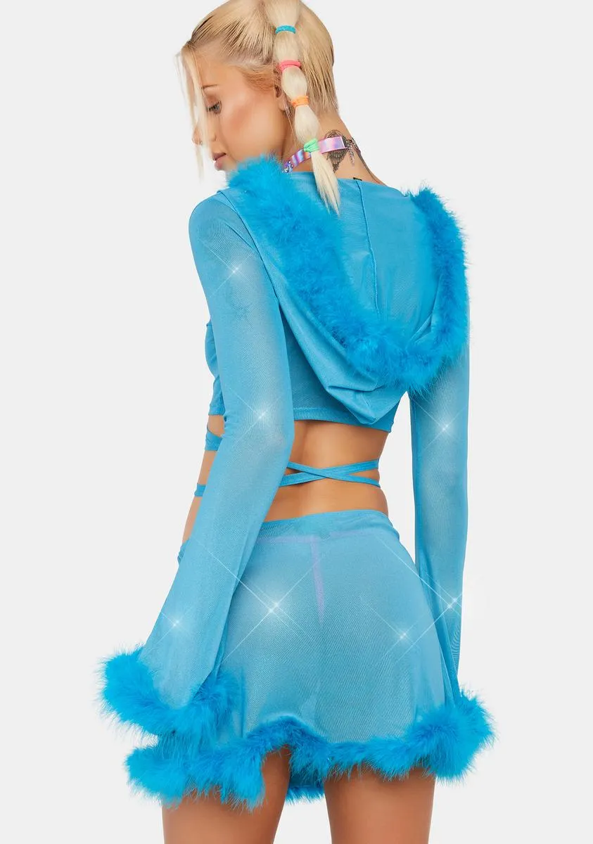 Lyrical Mirage Wrap Skirt sold by Dolls Kill product image thumbnail 4