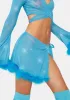 Lyrical Mirage Wrap Skirt sold by Dolls Kill