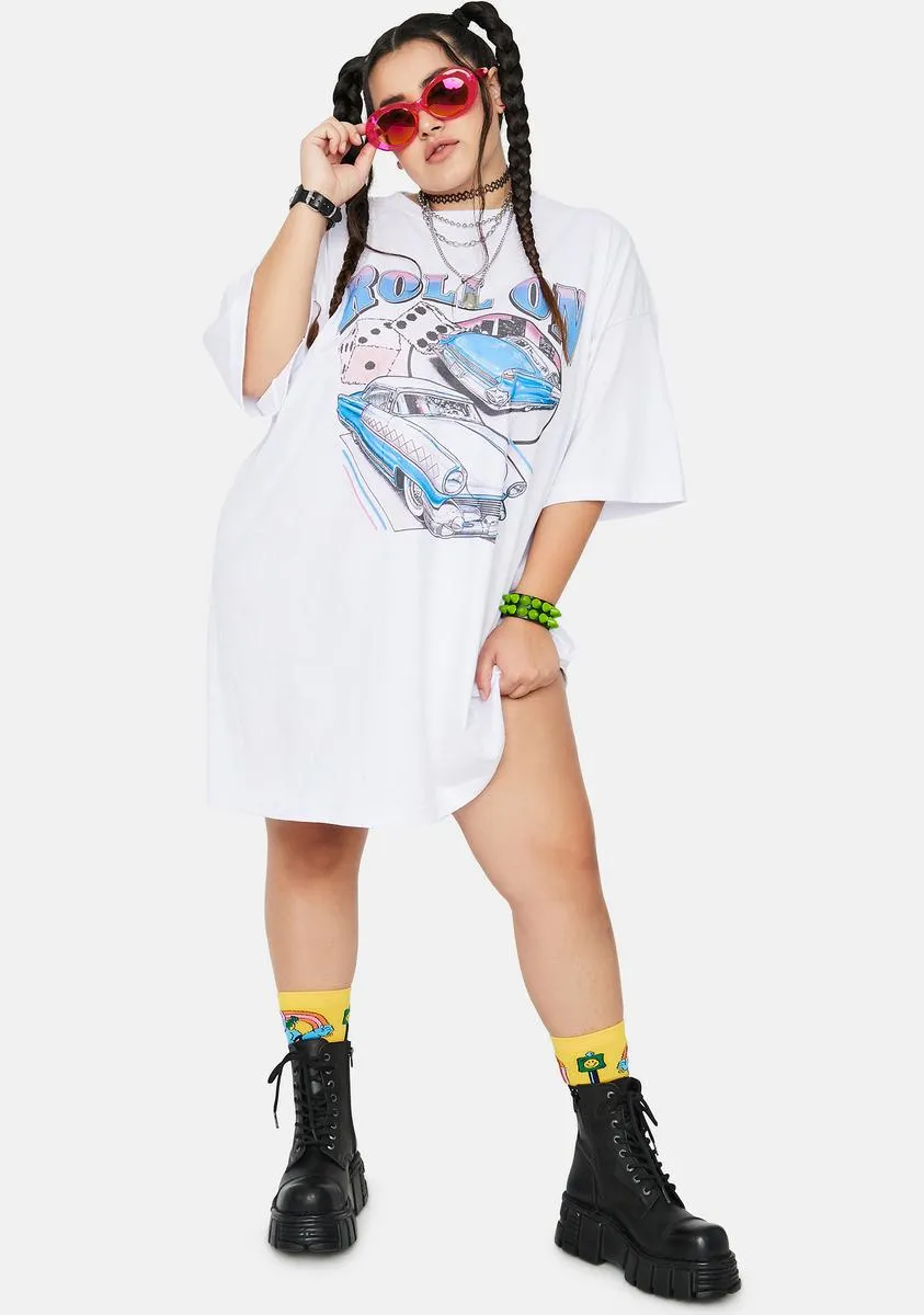 Plus On A Roll Graphic Tee sold by Dolls Kill product image thumbnail 3