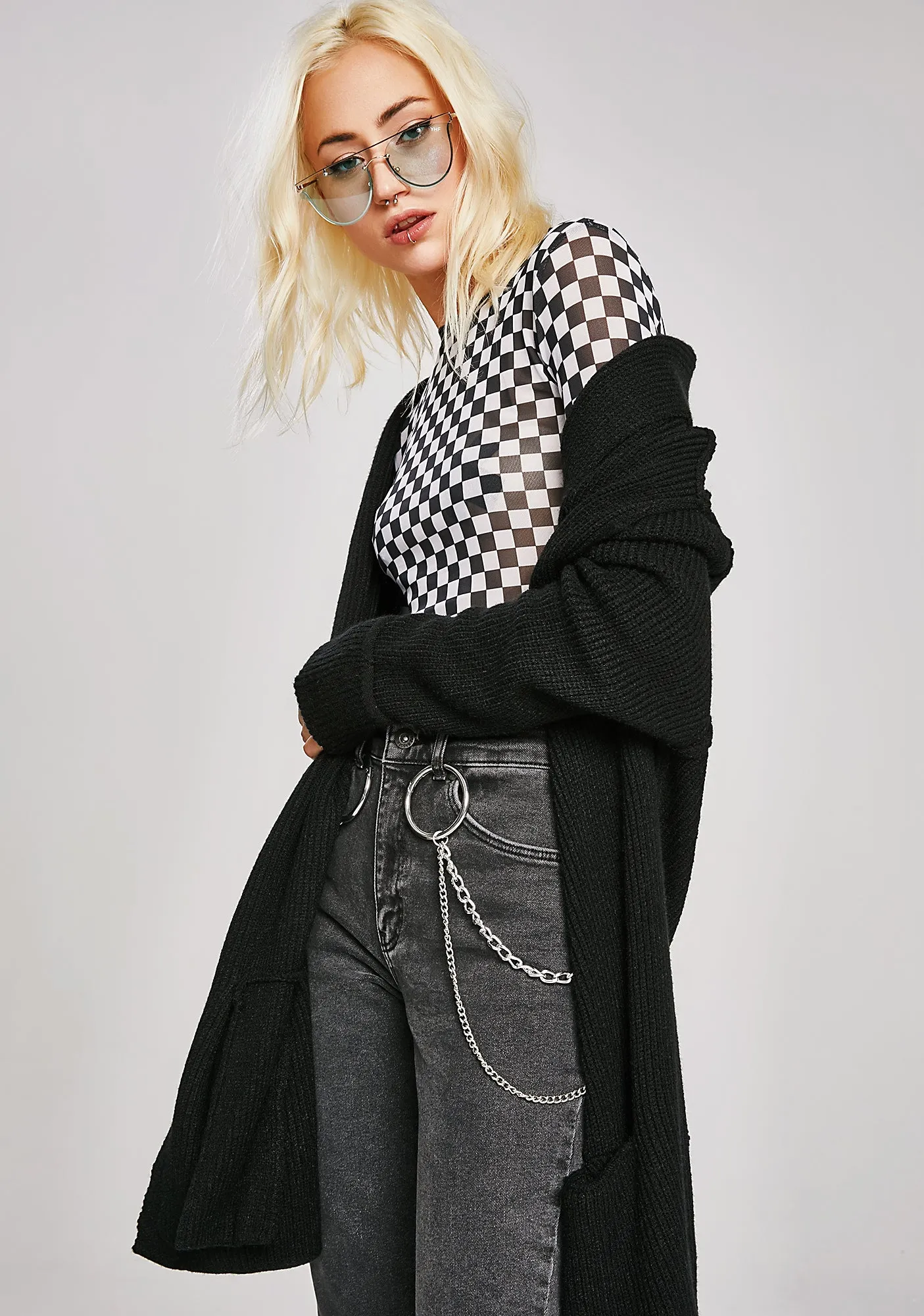 All Set Longline Cardigan sold by Dolls Kill product image thumbnail 2