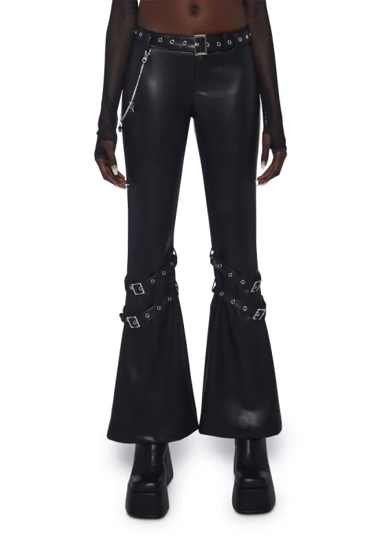 Don't Push It Flare Pants sold by Dolls Kill