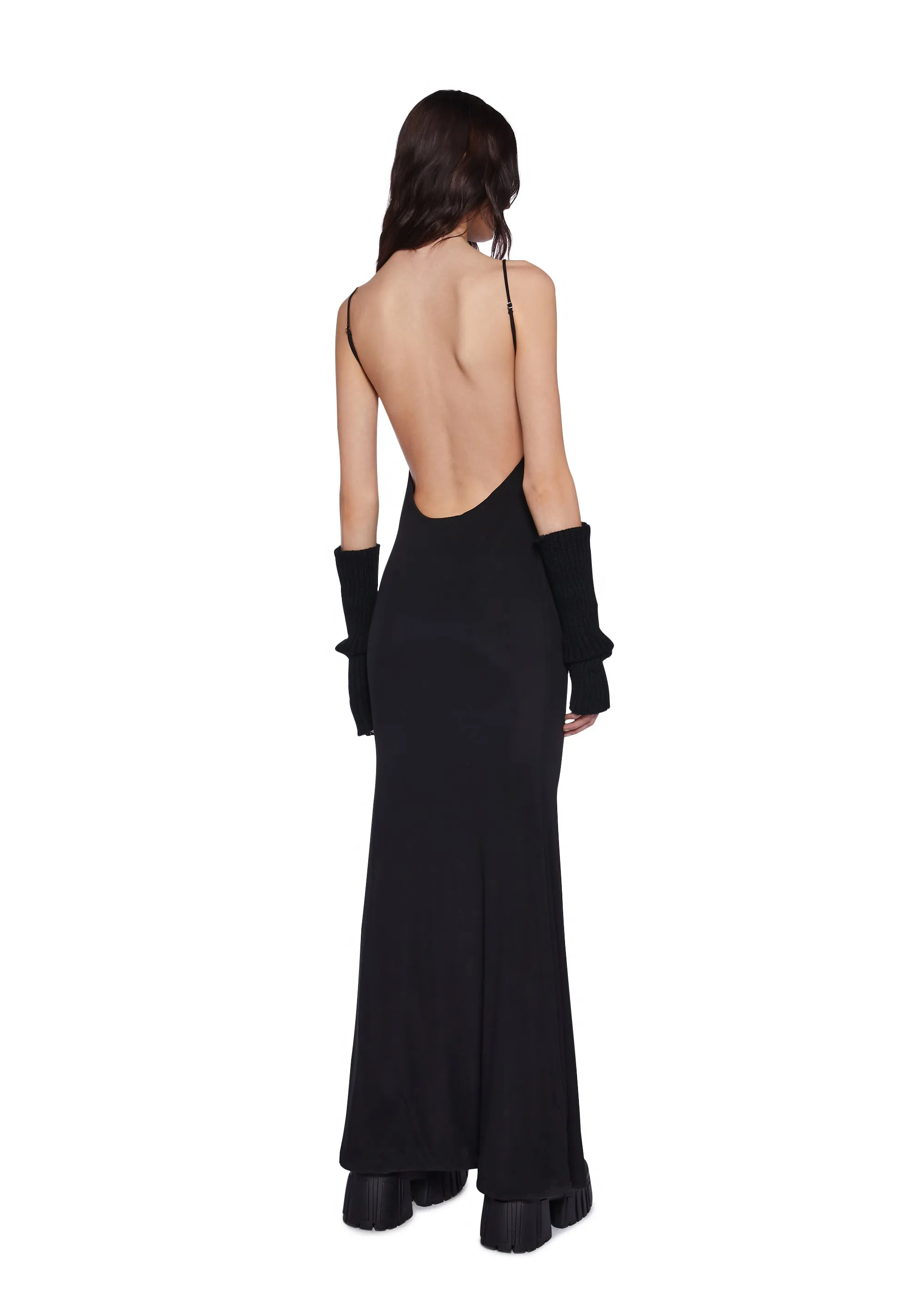 Gaze Of Love Maxi Dress - Black sold by Dolls Kill product image thumbnail 5