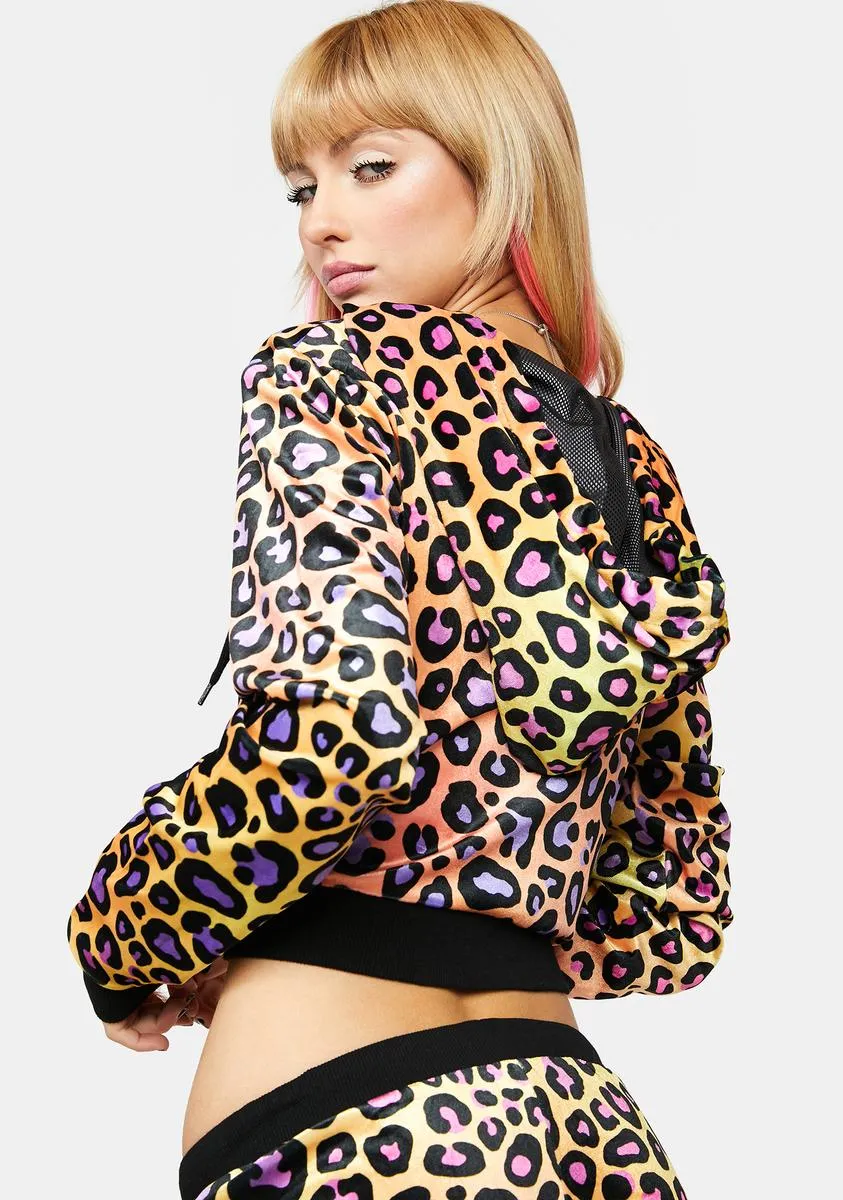 Wild For You Velour Track Jacket sold by Dolls Kill product image thumbnail 4