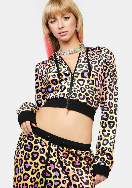 Wild For You Velour Track Jacket sold by Dolls Kill