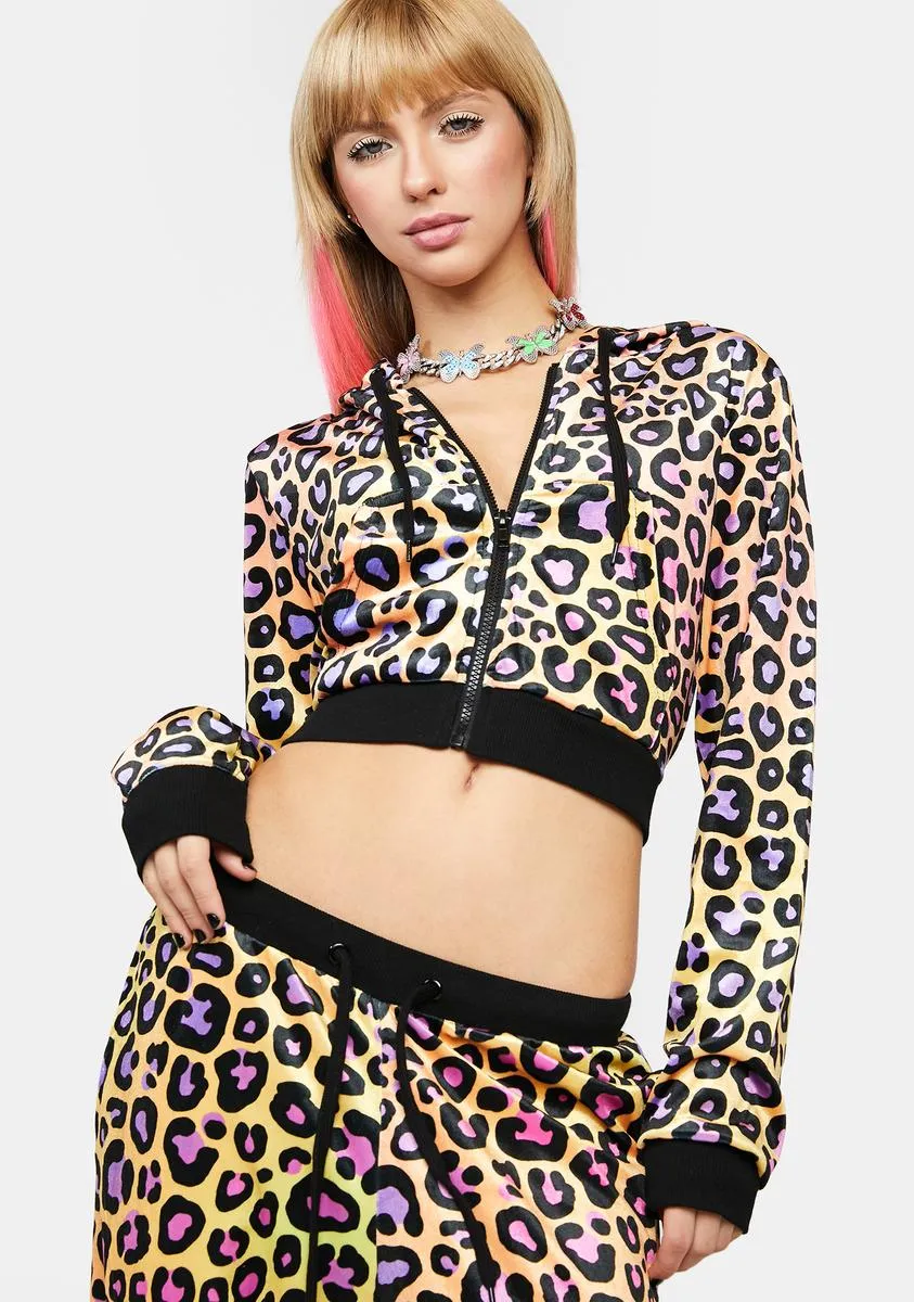 Wild For You Velour Track Jacket sold by Dolls Kill