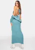 Teal At The After Party Skirt Set sold by Dolls Kill