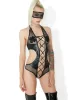Give N’ Take Lace-Up Bodysuit sold by Dolls Kill