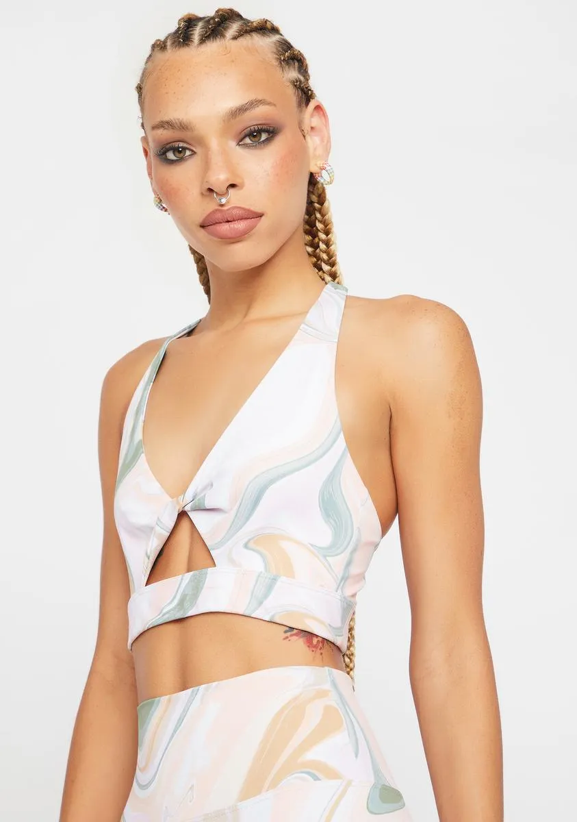 Marble Twist Sports Bra sold by Dolls Kill product image thumbnail 2