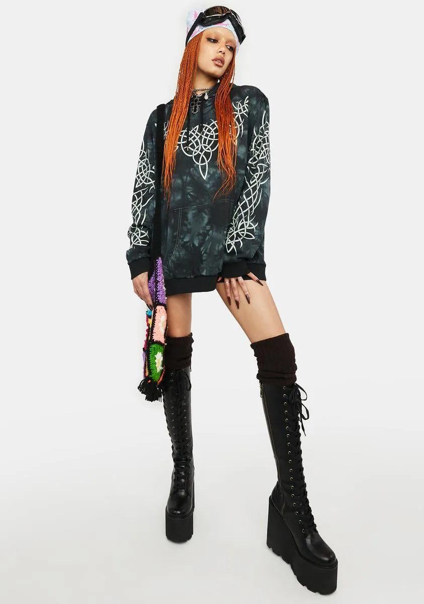 Pixies And Potions Tie Dye Hoodie sold by Dolls Kill product image thumbnail 3