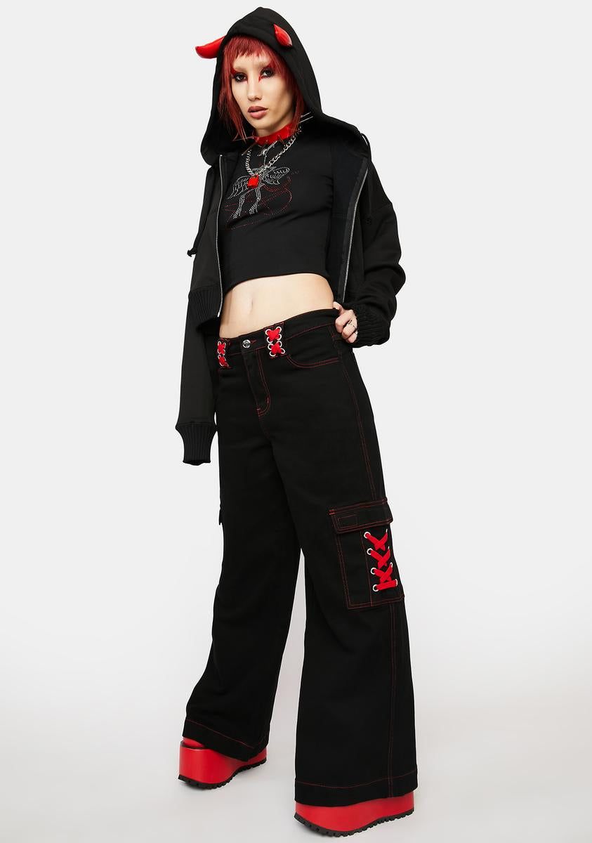 Do My Bidding Cargo Pants sold by Dolls Kill product image thumbnail 2