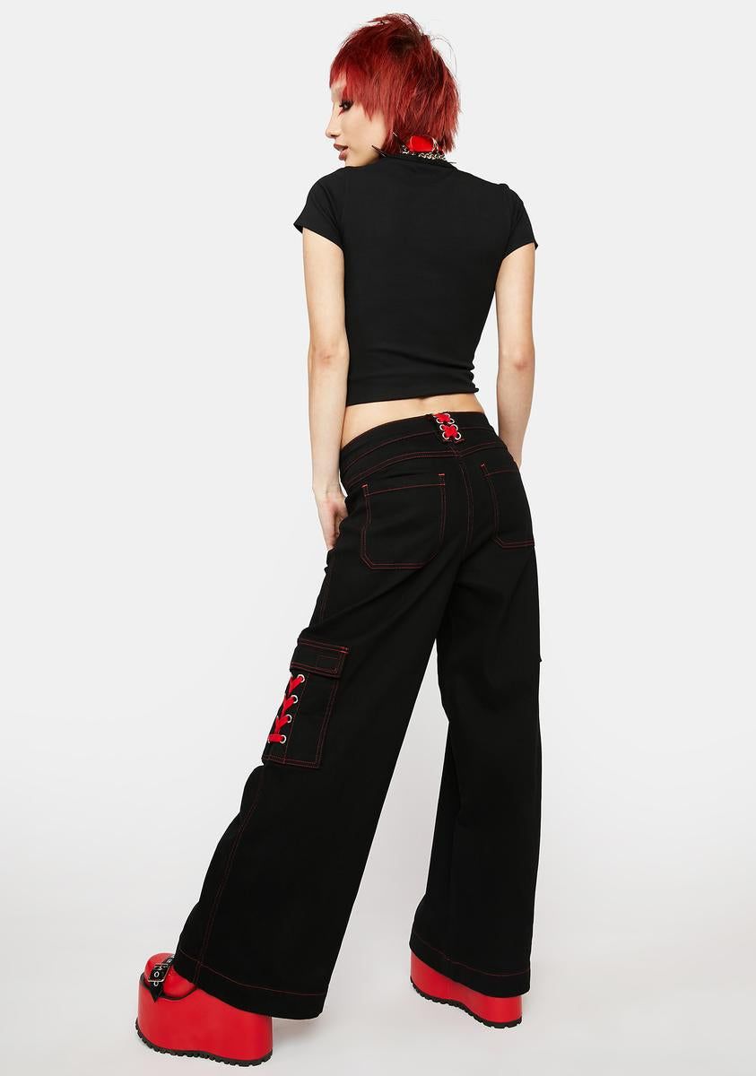 Do My Bidding Cargo Pants sold by Dolls Kill product image thumbnail 4