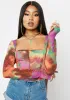 Summer Abstract Kona Tie Dye Top sold by Dolls Kill