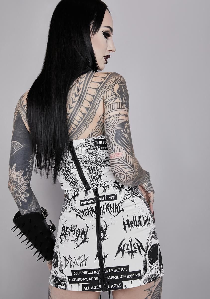 Thrash Into Me Lace-Up Skirt sold by Dolls Kill product image thumbnail 4