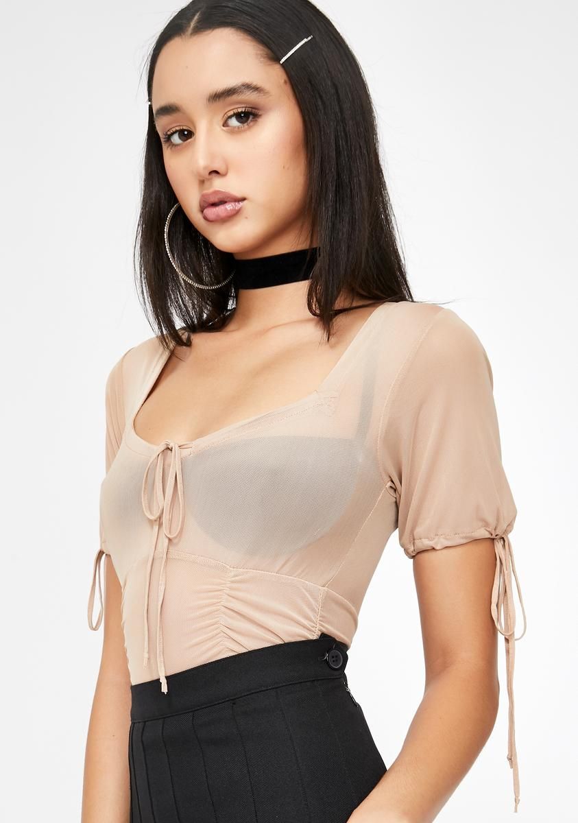 Tan Guinevre Top sold by Dolls Kill product image thumbnail 2