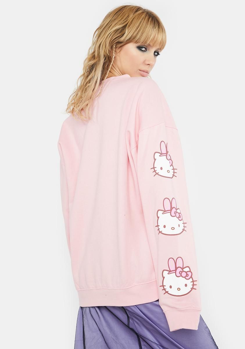 Hello Kitty Bunny Crewneck Sweatshirt sold by Dolls Kill product image thumbnail 4