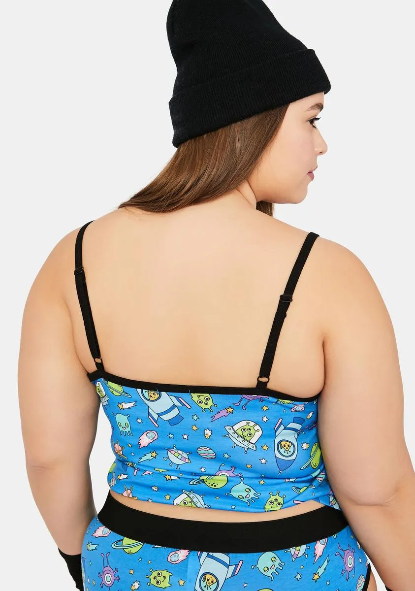 My Whole New World Alien Print Cami sold by Dolls Kill product image thumbnail 4