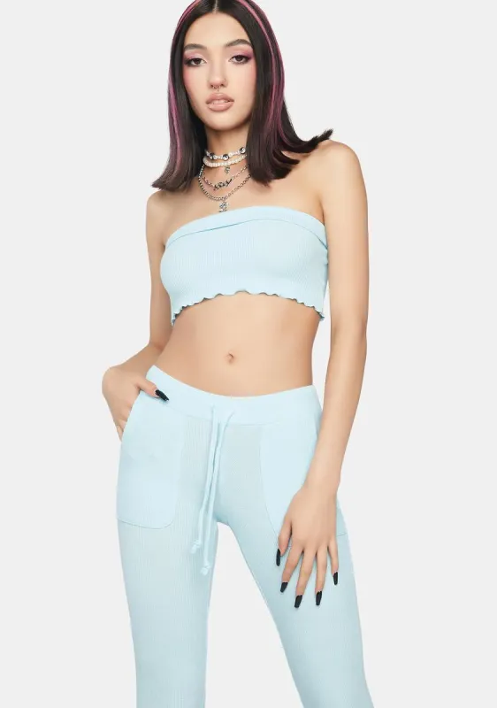 Sky Just Chillin' Pants Set sold by Dolls Kill