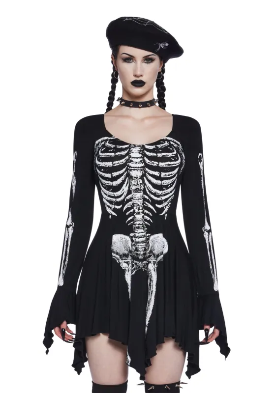 Midnight Haunt Mini Dress sold by Dolls Kill