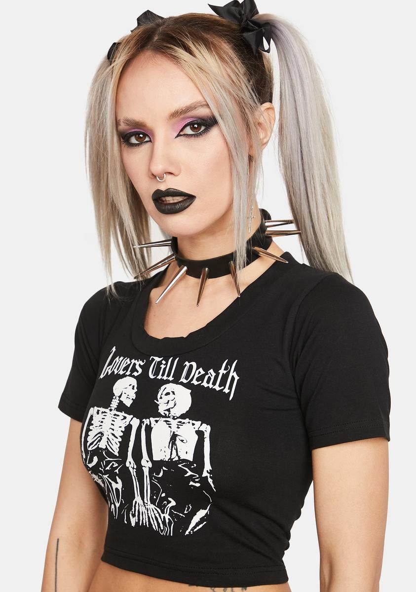 Till Death Do Us Part Graphic Tee sold by Dolls Kill product image thumbnail 2