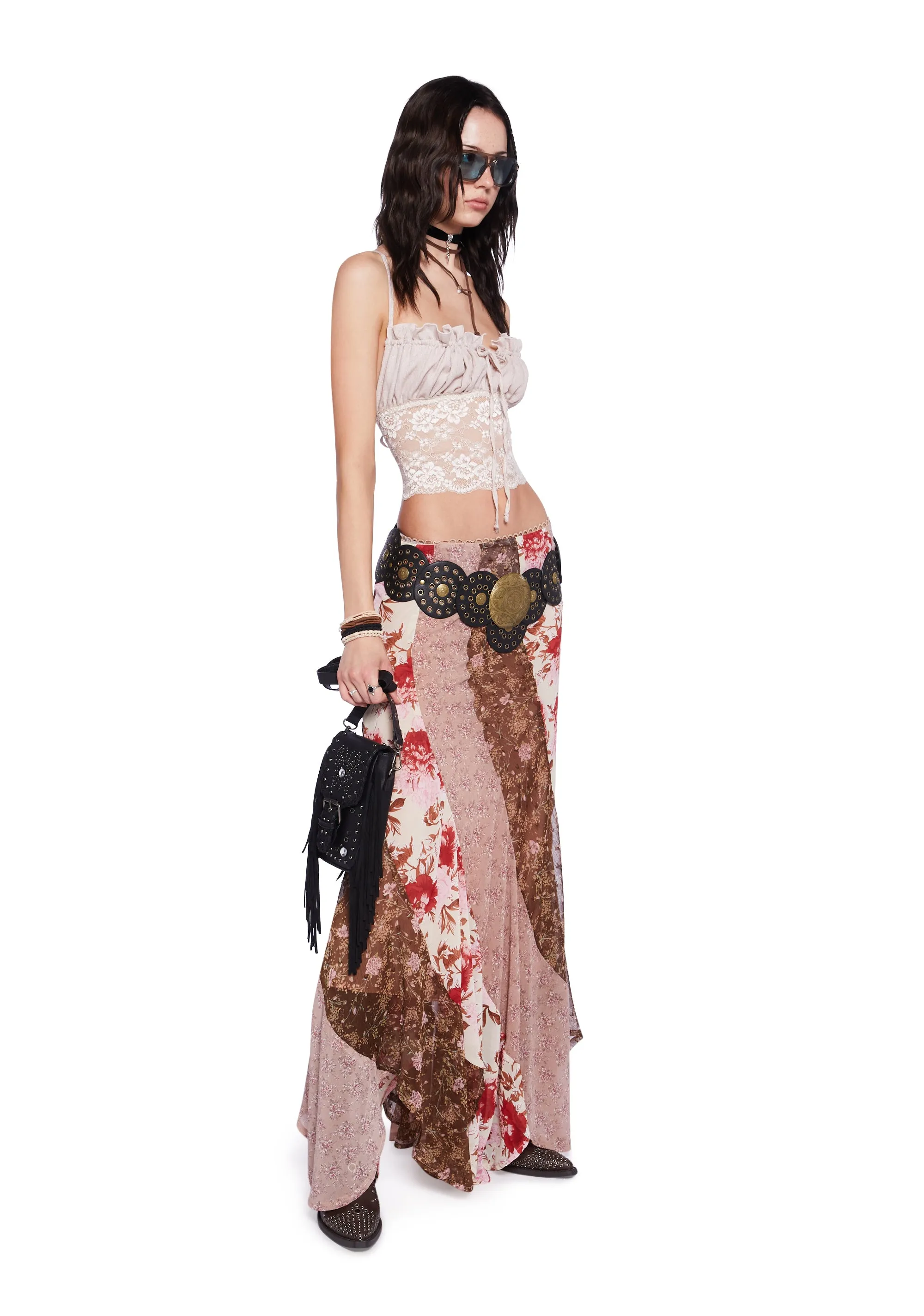 Desert Rose Convertible Cami Top - Off White sold by Dolls Kill product image thumbnail 2