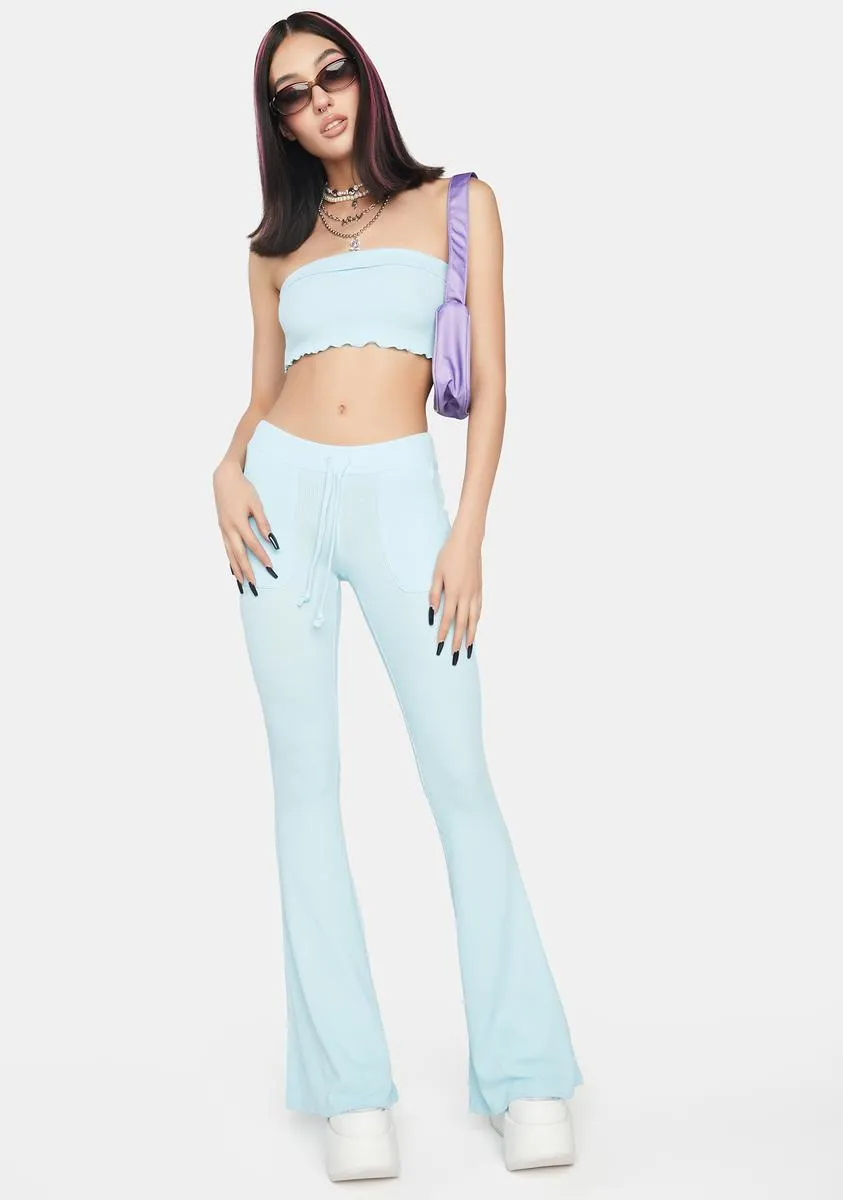 Sky Just Chillin' Pants Set sold by Dolls Kill product image thumbnail 3