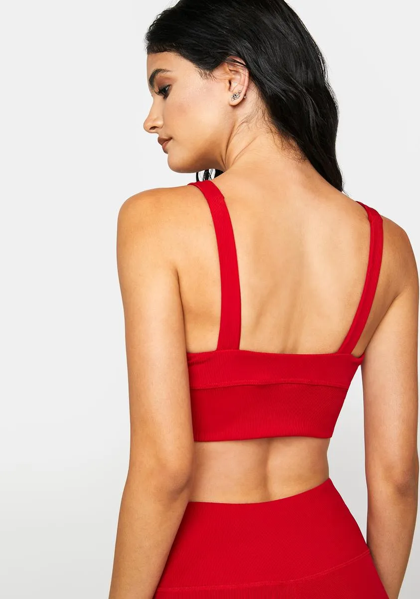 Glow Sweat Sports Bra sold by Dolls Kill product image thumbnail 4