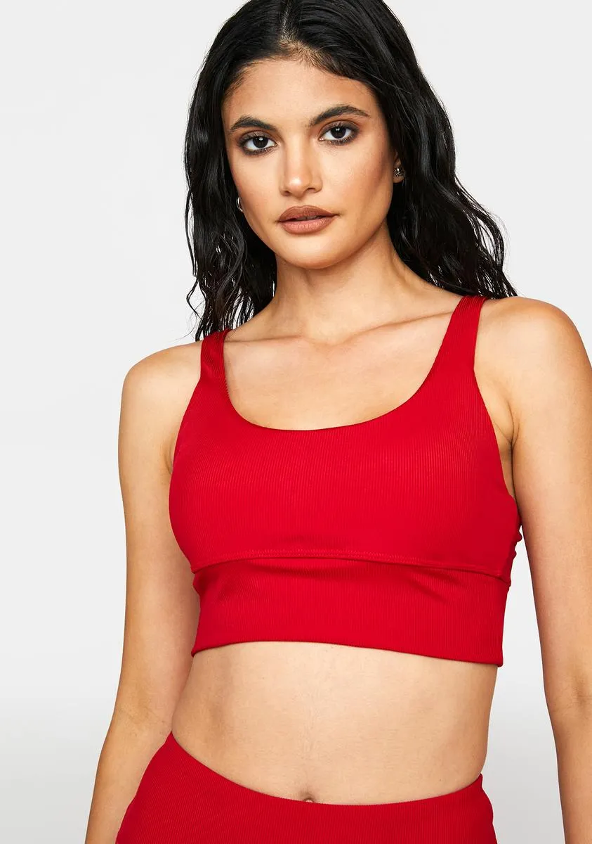 Glow Sweat Sports Bra sold by Dolls Kill