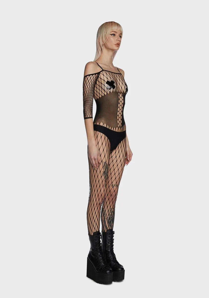 Risk Taker Fishnet Bodystocking sold by Dolls Kill product image thumbnail 3