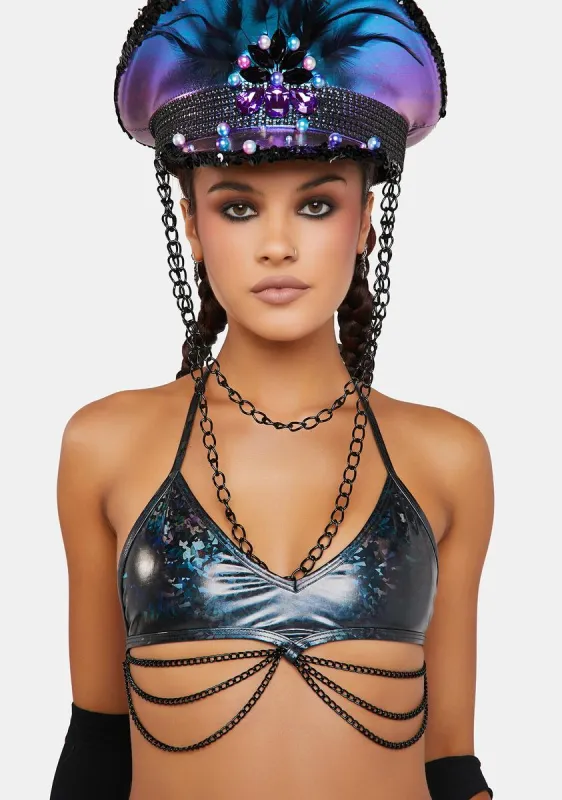 Disko Tank After Party Bra Top sold by Dolls Kill