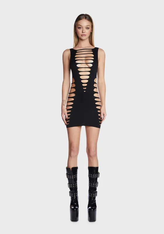 I'm Good Seamless Slashed Dress sold by Dolls Kill