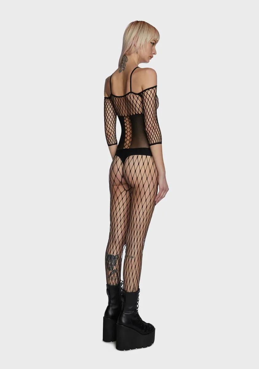 Risk Taker Fishnet Bodystocking sold by Dolls Kill product image thumbnail 4