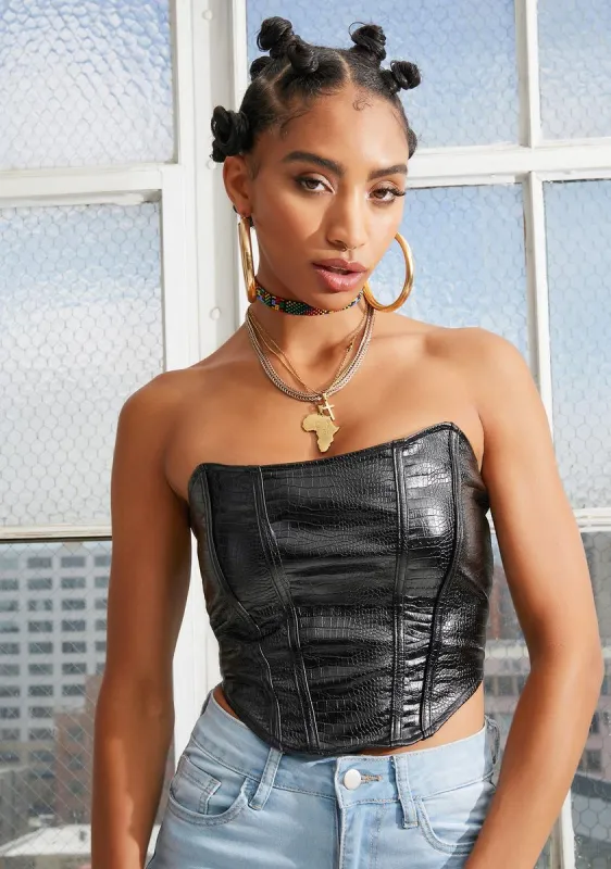 Dangerous Woman Strapless Corset sold by Dolls Kill