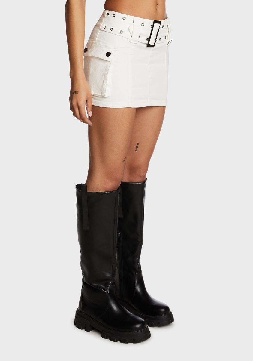 Roux Belted Mini Skirt sold by Dolls Kill product image thumbnail 4