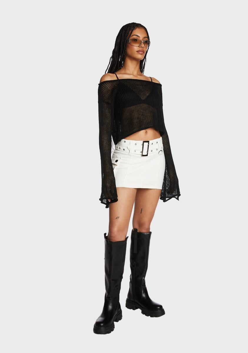 Roux Belted Mini Skirt sold by Dolls Kill product image thumbnail 3