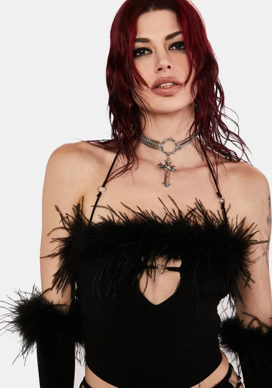 Chaya Crop Top sold by Dolls Kill