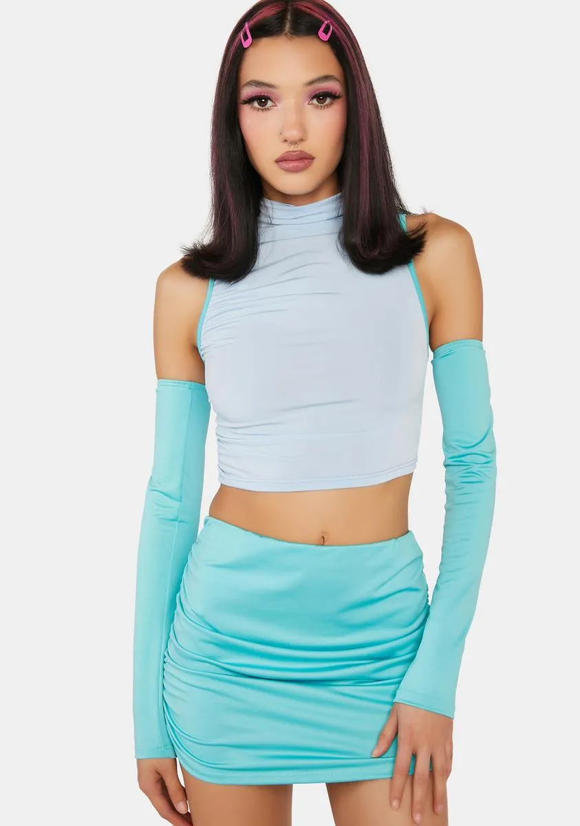 Space Girls Skirt Set sold by Dolls Kill