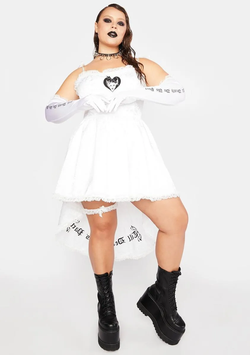 Plus Death Do Us Part Dress Set sold by Dolls Kill product image thumbnail 3