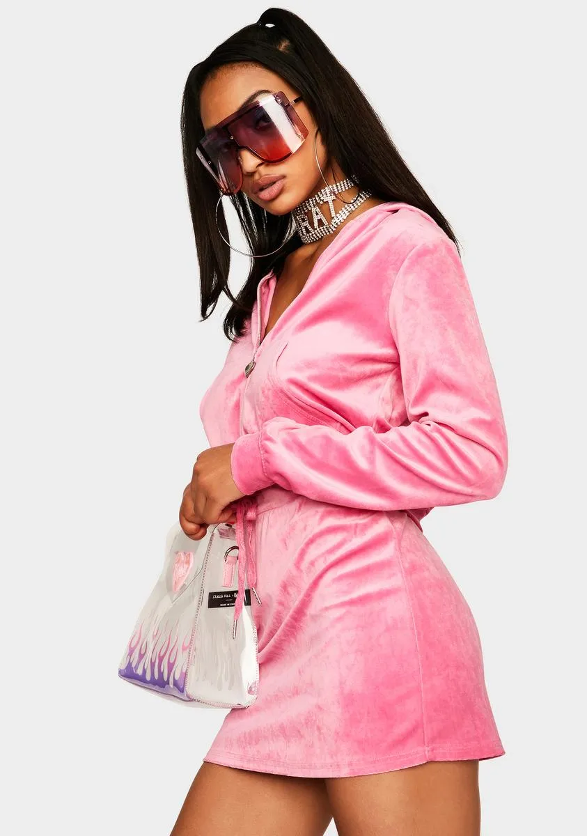 Pretty Proper Plush Velour Skirt Set sold by Dolls Kill product image thumbnail 2