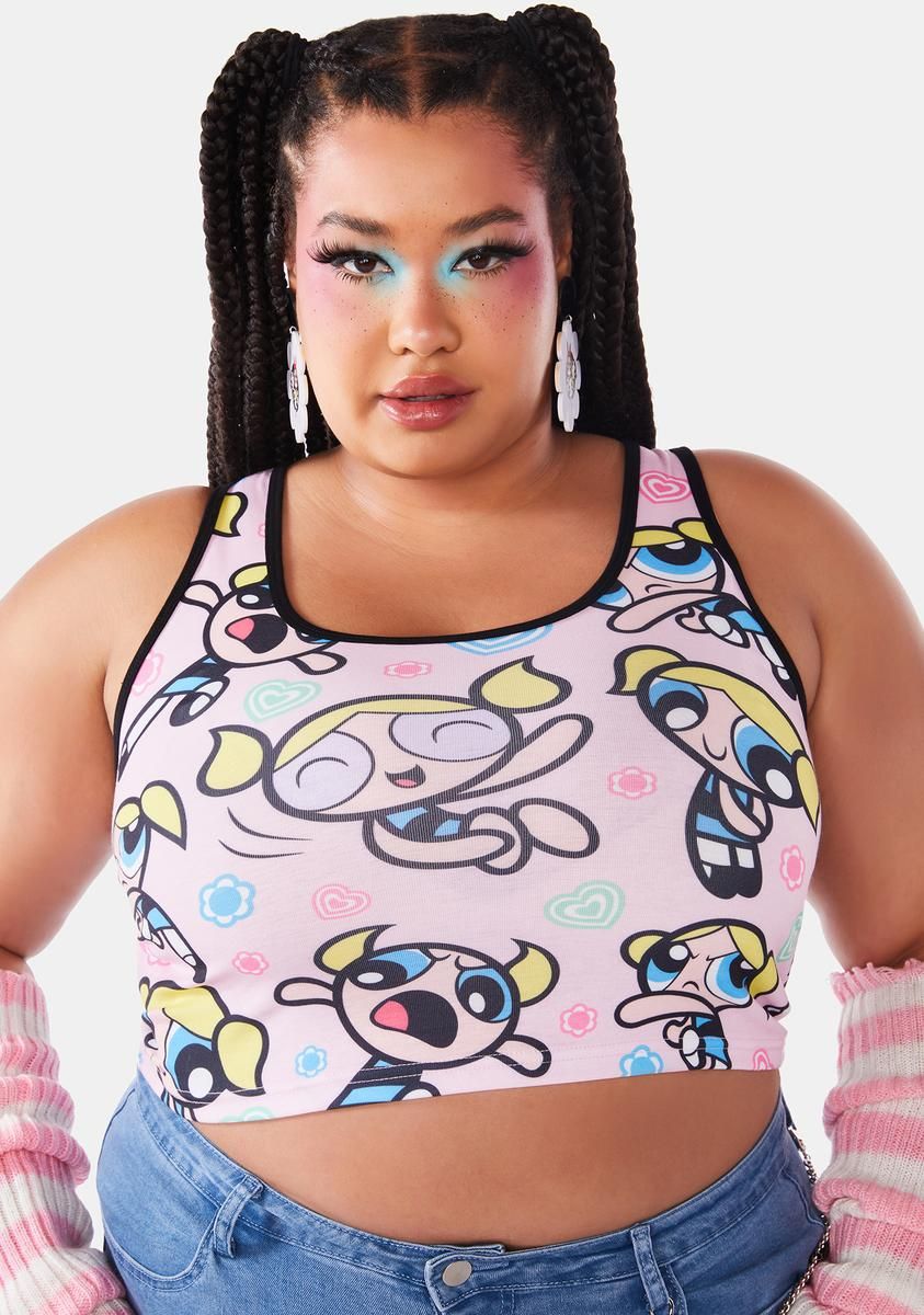 Plus No Troubles Bubbles Tank Top sold by Dolls Kill