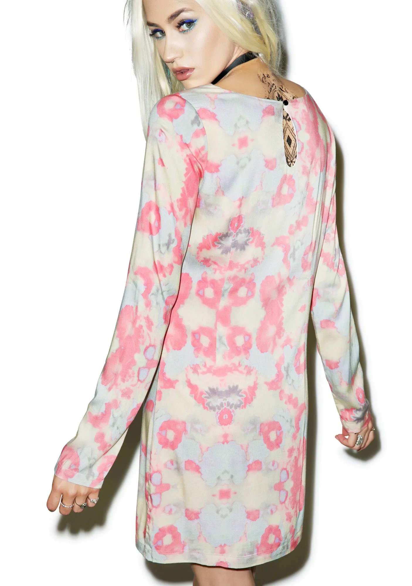 Noni Melted Flower Dress sold by Dolls Kill product image thumbnail 3