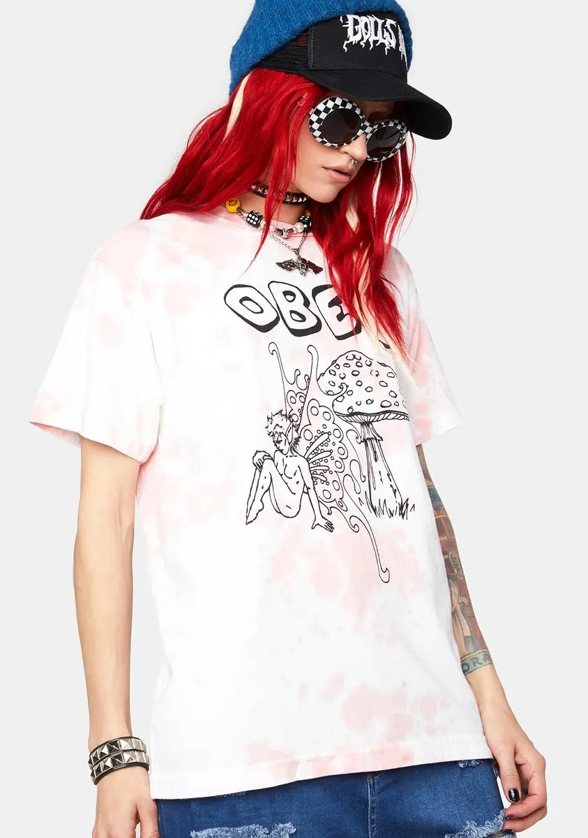 Fairy & Mushroom Tie Dye Tee sold by Dolls Kill product image thumbnail 2