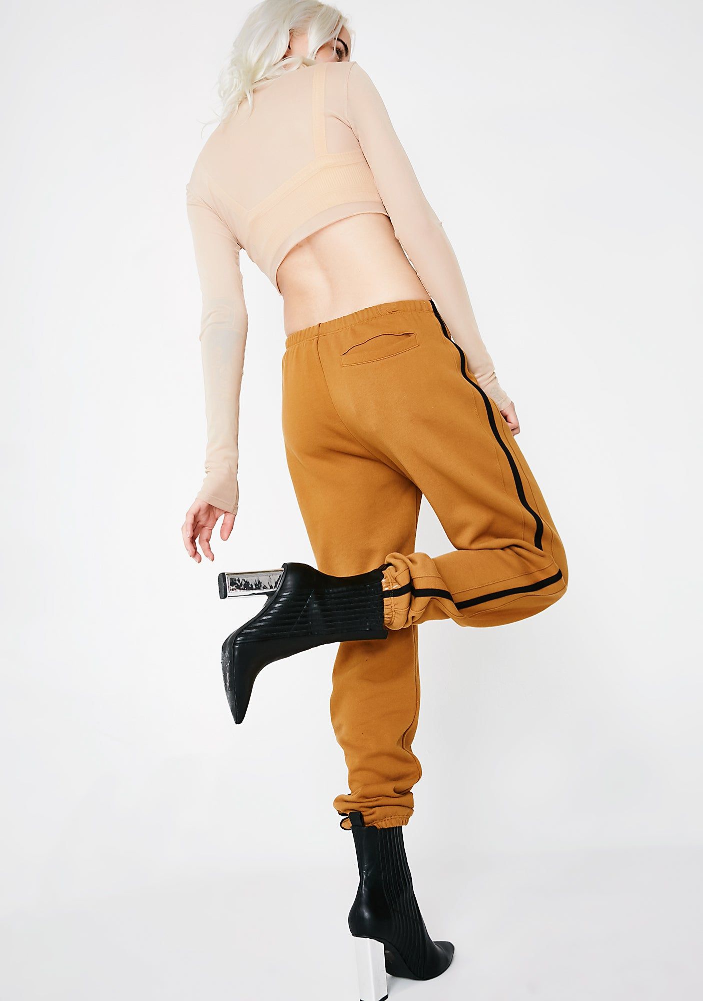 Boyfriend Track Sweatpants sold by Dolls Kill product image thumbnail 4